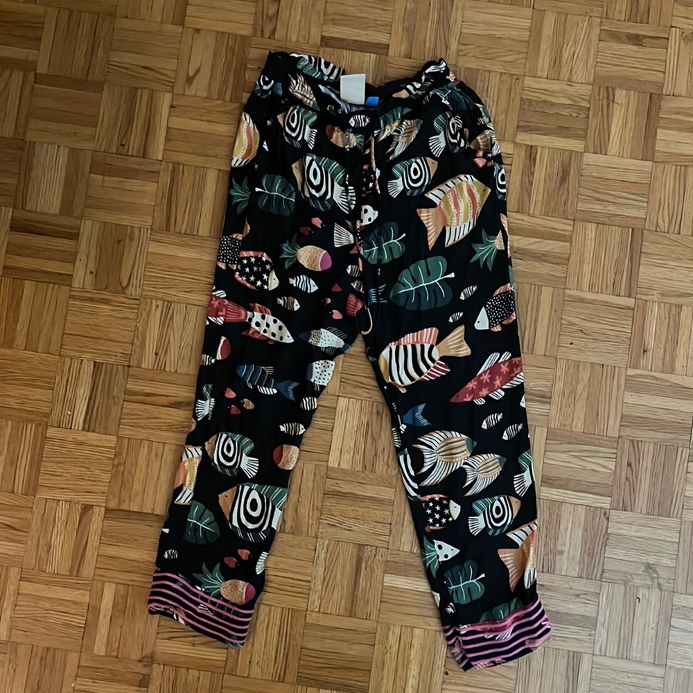 Farm Rio for Anthropologie Sealife joggers Medium